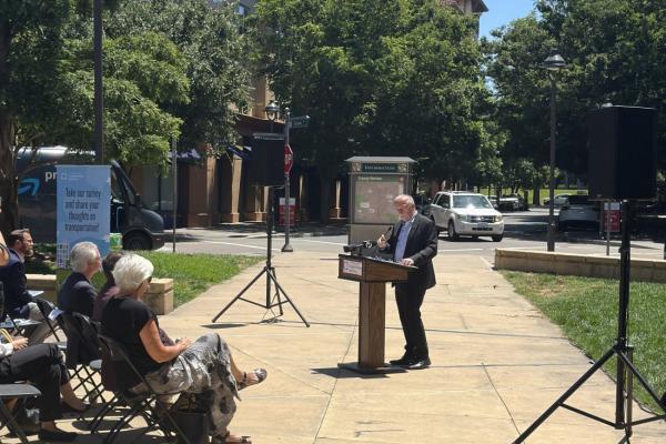 Outdoor Press Conference